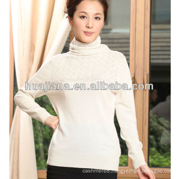 fashion turtleneck cashmere sweater women